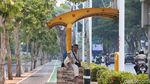 Vandalisme Halte di Kawasan Senayan Pascademo Pelajar