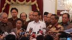 Jokowi Bersama Tokoh Nasional Bahas Karhutla Hingga Demo