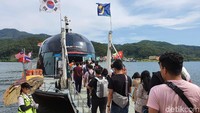 Pulau Nami terletak di Provinsi Gangwon. Dari Seoul waktu tempuhnya 2 jam. Untuk menuju ke pulau ini, traveler bisa naik kapal ferry dengan waktu tempuh sekitar 15 menit. (Foto: Widya Wiyanti/detikcom)