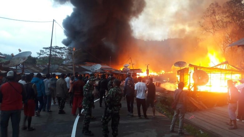Pelaku Pembakaran Ratusan Kios di Oksibil Papua Ditangkap!
