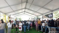 Saat pertama kali dibuka, semua tenant langsung diserbu oleh pecinta boba. Foto: dok. detikFood