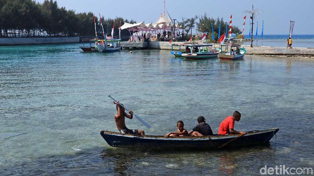 Pulau Tidung di Kepulauan Seribu.