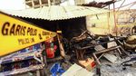 Potret sisa-sisa Kebakaran di Kemayoran yang Hanguskan Mobil
