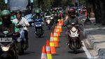Lagi-lagi, Jalur Sepeda di Jalan Pramuka Dijajah Pemotor Nakal