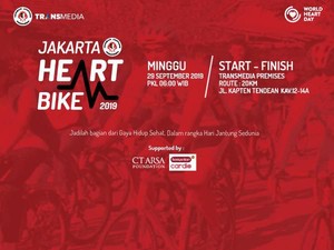 Lihat Keseruan Jakarta Heart Bike 2019 di Sini