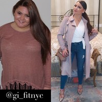 Pada 2017, Gianna memutuskan melakukan operasi gastric bypass. Operasi ini dilakukan dengan cara memperkecil ukuran lambung sehingga membuat seseorang merasa cepat kenyang dan membuat tubuh menyerap lebih sedikit kalori.  Foto: Instagram @gi_sciortino