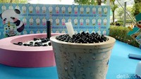 Selain tenant boba, Boba Fest ini juga dilengkapi dengan spot instagramble yang cocok untuk tempat berfoto. Foto: dok. detikFood