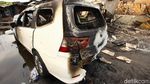 Potret sisa-sisa Kebakaran di Kemayoran yang Hanguskan Mobil