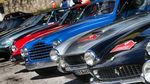 Mobil Klasik Ferrari Konvoi di Roma