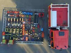 Membongkar Isi Dalam Mobil Ambulans, Polisi dan Pemadam