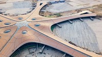 Bandara ini berukuran 700.000 meter persegi dengan luas terminalnya 80.000 meter persegi. Istimewa/Dok. Boredpanda.