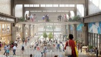 Dalam masterplan-nya, di atas rel tua ini juga akan dibangun perumahan yang dapat menampung 1.000 orang. Istimewa/Dok. Inhabitat.