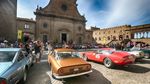 Mobil Klasik Ferrari Konvoi di Roma