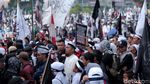Penampakan Massa Aksi Mujahid 212 di Kawasan Patung Kuda
