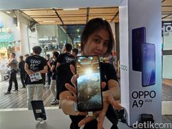 Hebohnya Warga Bandung Sambut Oppo A9 2020