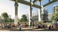 Rel tua ini terletak di wilayah administrasi Arondisemen ke-18, di kota Paris. Istimewa/Dok. Inhabitat.