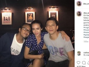 Dea Ananda Diapit 2 Ariel, Tapi Diprotes karena Malah Rangkul Vokalis NOAH