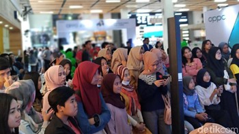 Acaranya berlangsung ramai banget deh. (Aisyah Kamaliah/detikINET)