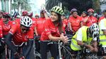 Serunya Gowes Cantik Bareng Mikha Tambayong di Jakarta Heart Bike 2019
