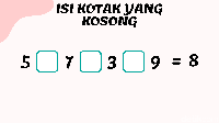 Kamu bisa mengisinya dengan operasi tambah, kurang, kali, atau bagi. (Foto: detikHealth)
