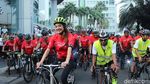 Serunya Gowes Cantik Bareng Mikha Tambayong di Jakarta Heart Bike 2019