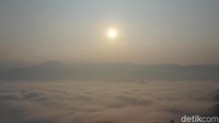 Sunrise alias matahari terbit di sana pun sangat indah! (Didik Dwi H/detikcom)