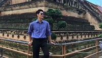 Ini adalah fotonya saat berada di Chiangmai, Thailand. Foto ini diabadikan di sela kesibukannya mengikuti ajang Mister Global 2019. (Foto: tim_jongwoo/Instagram)
