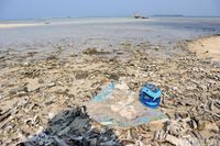 Sampah plastik sampai sandal jepit pun ada (Randy/detikcom)