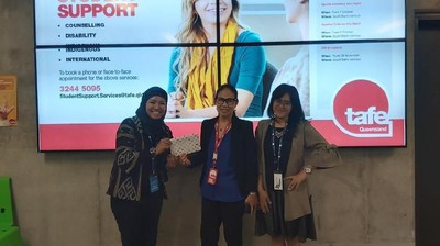 Dua Penerima Australian Awards asal RI Kunjungi Tafe Australia