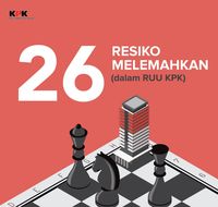 Terus Melawan! KPK Kembali Sampaikan 26 Risiko Pelemahan 