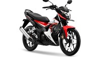 PT Astra Honda Motor resmi memperkenalkan Honda Sonic 150R dengan tampilan terbaru. Motor ayam jago andalan Honda itu hadir dengan disematkannya stripe baru yang terlihat semakin agresif dan compact. Foto: Dok. AHM