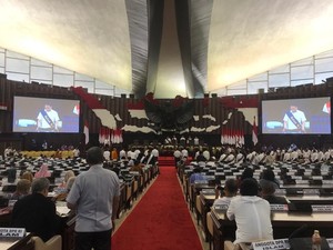 DPR Geladi Resik Pelantikan Anggota Dewan 2019-2024, Brigitta Lasut Hadir