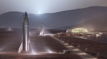 Saat ini, dia yakin biayanya cenderung mendekati hanya USD 2 sampai 3 miliar. Starship akan diterbangkan dengan roket Super Heavy yang disebut-sebut sebagai roket terkuat di dunia pada saat ini. Foto: Reuters
