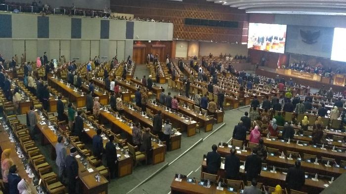 Foto: Sidang paripura terakhir DPR periode 2014-2019. (Nur Azizah/detikcom). Foto: Sidang paripura terakhir DPR periode 2014-2019. (Nur Azizah/detikcom).