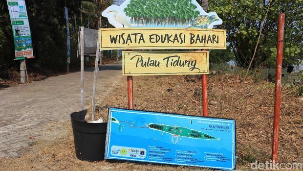 Pulau Tidung Kecil di Kepulauan Seribu