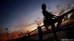 Panorama Senja KM 0 di Pulau Terluar Paling Utara Indonesia