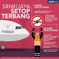 Risiko Keselamatan di Zona Merah, Sriwijaya Diminta Setop Terbang