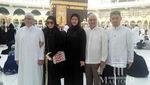 Umrah Naik Pesawat Jet, Penampilan Maia Berhijab Bikin Pangling