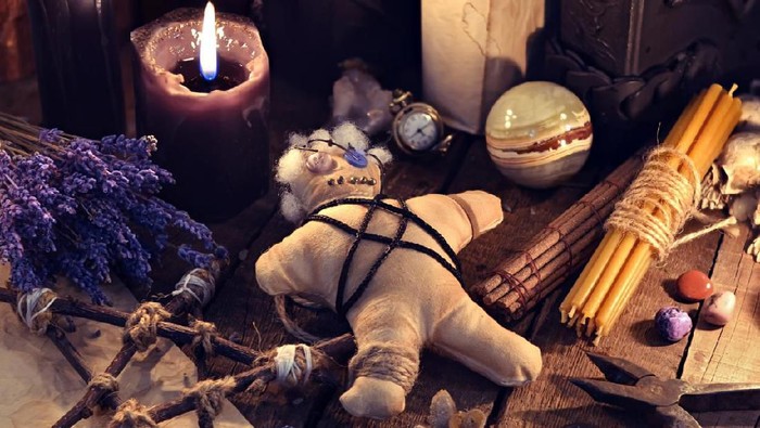 Occult, esoteric, divination and wicca concept. Mystic and vintage background