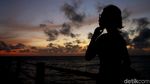 Panorama Senja KM 0 di Pulau Terluar Paling Utara Indonesia
