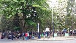 Massa Berkumpul di Bundaran UGM Jelang #GejayanMemanggil2