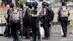 Potret Pengamanan di Depan Gedung DPR