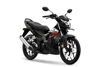 Honda Sonic 150R warna Activo Black.