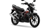 Bagi penggemar street racing, stripe baru disematkan pada pilihan warna Activo Black dan Energetic Red sehingga semakin menonjolkan gaya hidup pencinta kecepatan. Foto: Dok. AHM