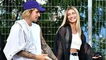 Romantisnya Justin Bieber dan Hailey Baldwin Saat Kulineran Bersama