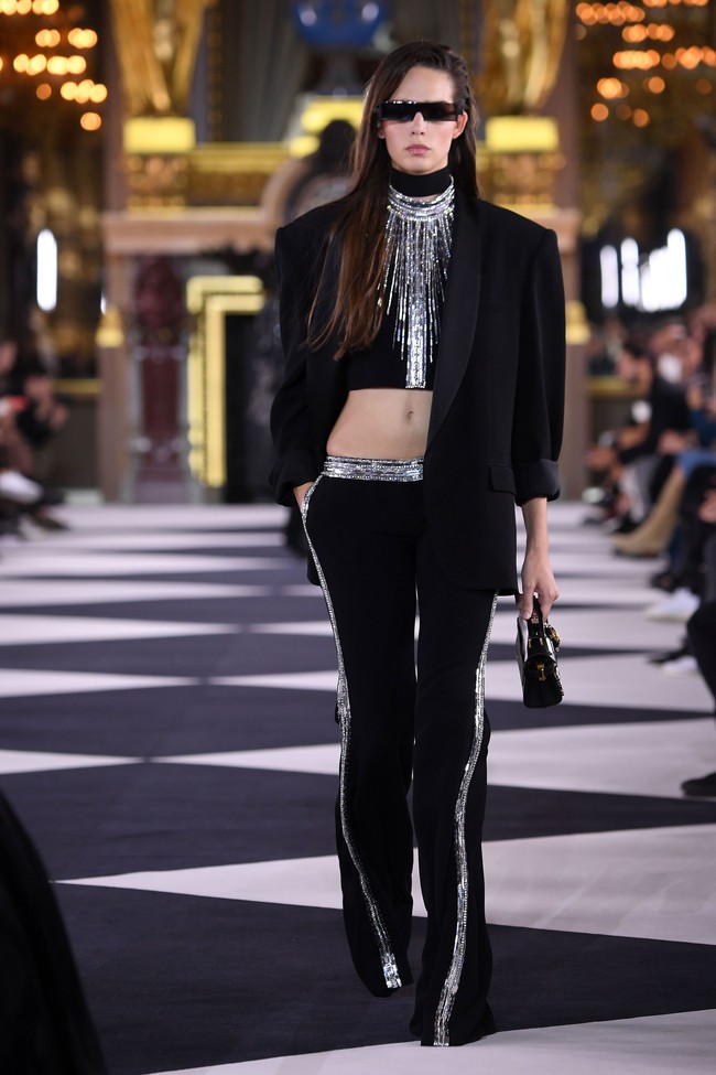 Fashion show koleksi spring 2020 Balmain di Paris Fashion Week, Paris, Prancis. Jumat (27/9/2019). Photo by Pascal Le Segretain/Getty Images.