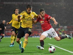 Manchester United bertemu dengan Arsenal di pekan ketujuh Liga Inggris yang digelar di Old Trafford, Selasa (1/10/2019) dinihari WIB. Istimewa/Michael Regan/Getty Images.