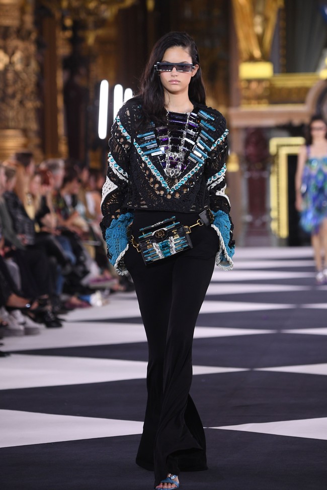 Fashion show koleksi spring 2020 Balmain di Paris Fashion Week, Paris, Prancis. Jumat (27/9/2019). Photo by Pascal Le Segretain/Getty Images.
