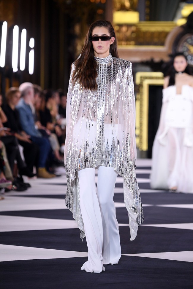 Fashion show koleksi spring 2020 Balmain di Paris Fashion Week, Paris, Prancis. Jumat (27/9/2019). Photo by Pascal Le Segretain/Getty Images.