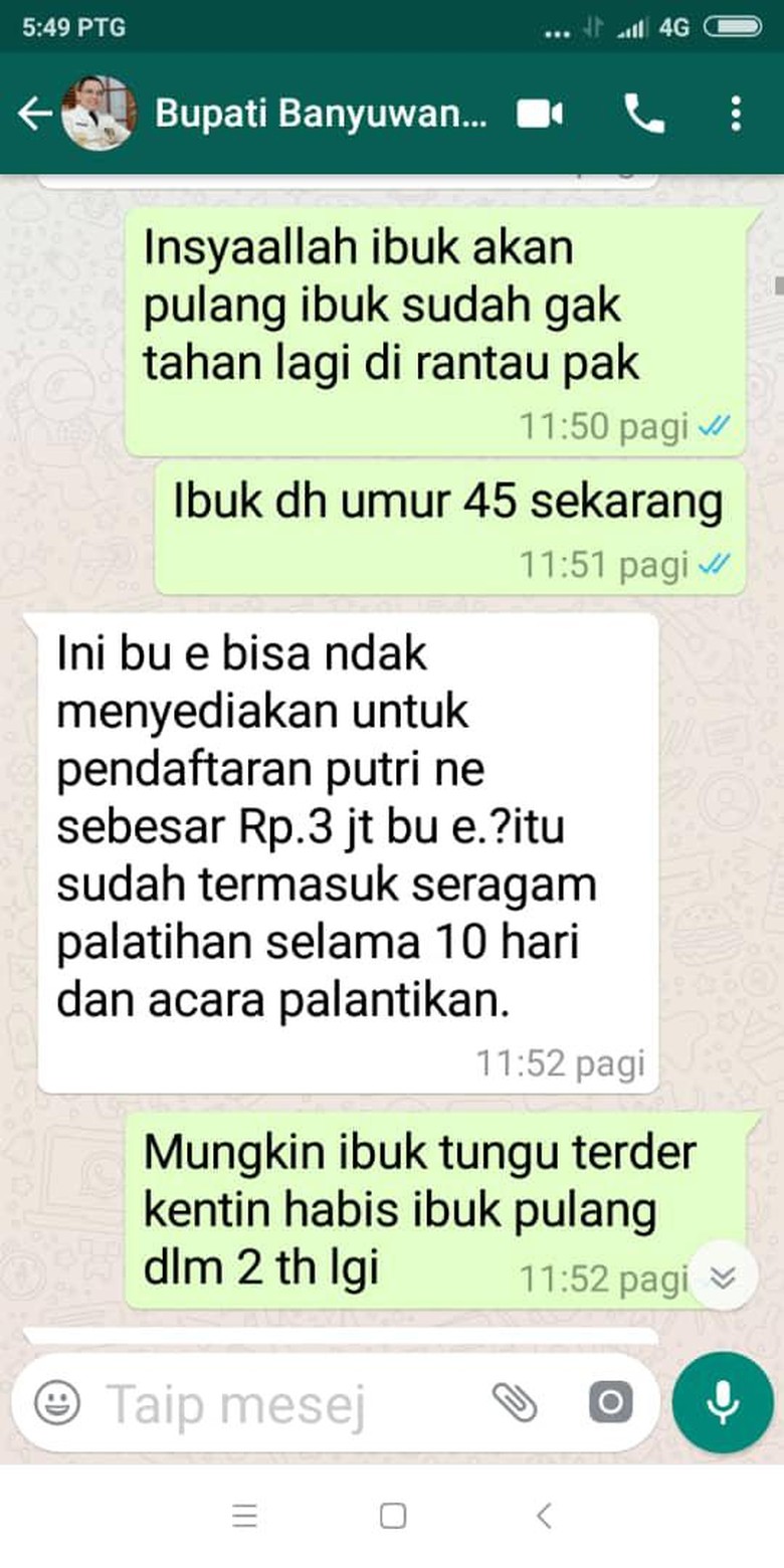 Awas Tertipu Pesan Medsos yang Mengaku Bupati Azwar Anas Awas Tertipu Pesan Medsos yang Mengaku Bupati Azwar Anas